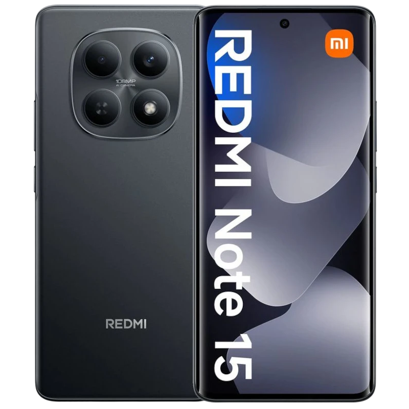 Smartphone Xiaomi Redmi Note 15 4G – 6GB, 128GB, negro