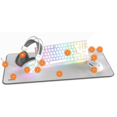 Pack Krom Klass 4 en 1 | Teclado mecánico RGB | Kanaryzon