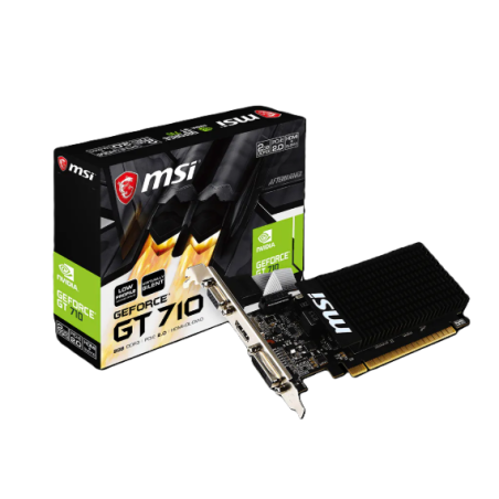 Tarjeta Gráfica MSI GT 710 2GB DDR3 LP | Kanaryzon